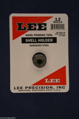 LEE 90212 Hand Priming Tool Shell Holder #12 New in Package #90212