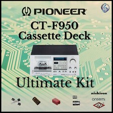 Pioneer CT-F950 Cassette Deck Ultimate Upgrade Kit Genuine Parts Restoration