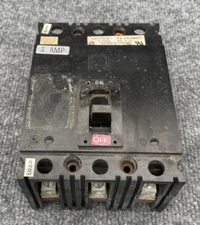 Square D FAL-36003-11M Circuit Breaker 3A 3-Pole 600VAC FAL-36003 Used