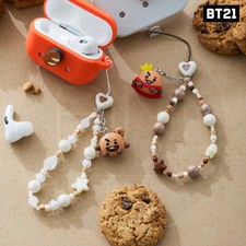 BTS BT21 Goods FIGURE PHONE STRAP SHOOKY THE KING or THE KING & BAKY Ver + TR#