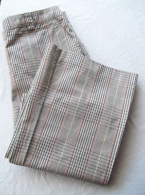 Isaac Mizrahi Target Retro Rude Gal Geek Chic Plaid Back Buckle Nerd Pants 6 Ebay