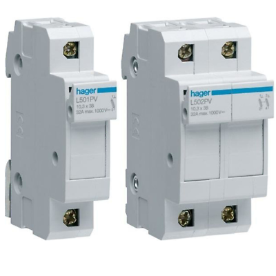 DC-Sicherungstrennschalter 1polig 2polig 1000V L38 Hager schalter  