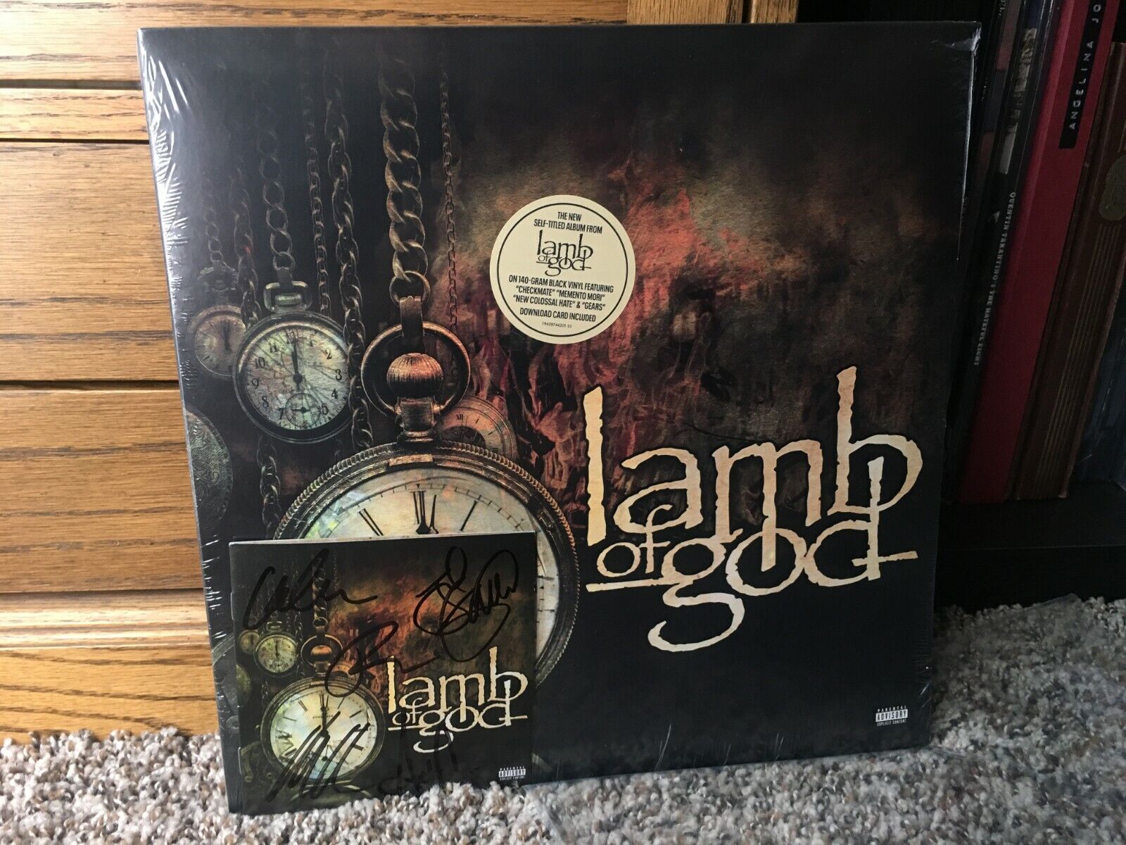  Lamb of God SIGNED Vinyl Brand New Sealed, Official Promo CD Booklet Included