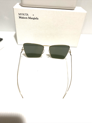 Mykita + maison margiela woman sunglasses gold mirror lenses new Mykita + maison margiela woman sunglasses gold mirror lenses  main image 2