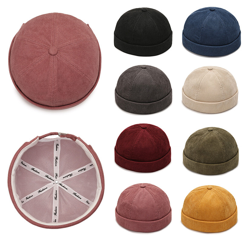 APL Cappelli Estivi Cappelli Hip Hop Cappelli Skullies Cappellini Senza Bordi Tinta Unita per Uomo 