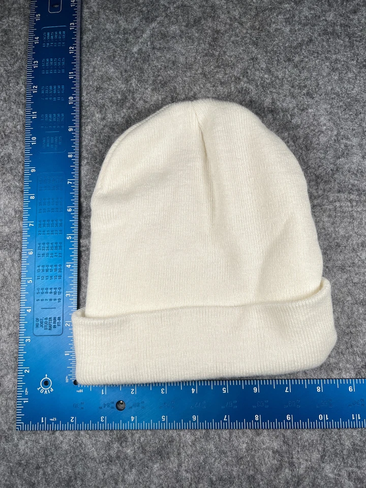 NEFF манжеты Beanie Toque взрослых один размер белый трикотажа 100% акрил лыж сноуборда снега - Изображение 4 из 4