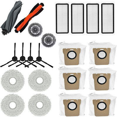 For Dreame Bot L30 Ultra Vacuum Cleaner Dust Bag Filter Cleaning Mop Brush Set