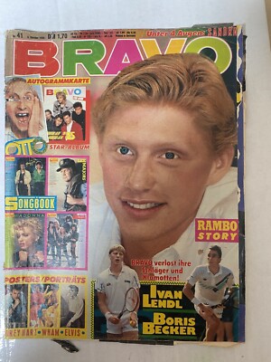 Bravo 41/1985 ,Boris Becker, Ivan Lendl  ,Bravo Zeitschrift,fehlen seite
