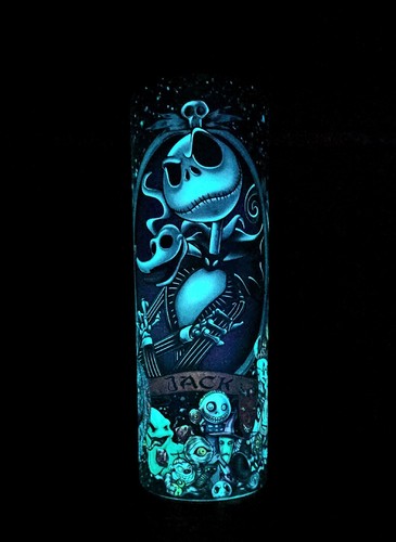 Nightmare B4 Xmas JACK & SALLY Glow In The Dark 20 oz Tumbler ( BRAND NEW ) - 第 4/6 張圖片
