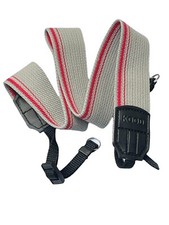 Kood Retro Style DSLR Camera Neck shoulder Strap Grey  Red