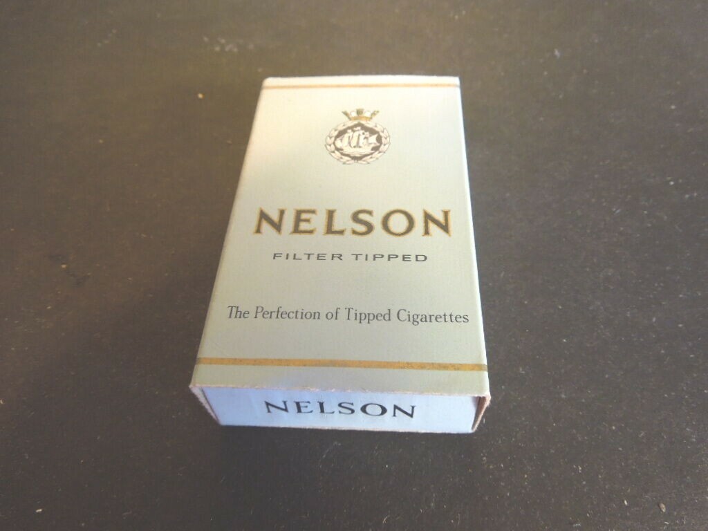 Cigarette pack Senior Service NELSON with insert but no cigarettes vintage  10 pk