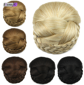 Wedding Bridal Hairpiece Synthetic Hairpiece Clip In Hair Buns