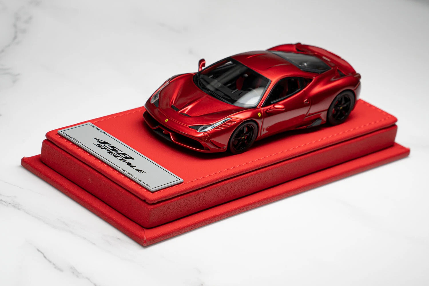 Rare HH 1:43 Ferrari 458 Speciale Rosso Fucco Car Model Collection Limited 30pcs Rare HH 1:43 Ferrari 458 Speciale Rosso Fucco Car Model Collection Limited 30pcs