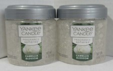 Yankee Candle Fragrance Spheres Odor Beads Set Lot of 2 CAMELLIA BLOSSOM
