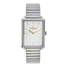 NEW Gomelsky By Shinola Shirly Rectangular Steel Quartz Watch w/ Box MSRP $850