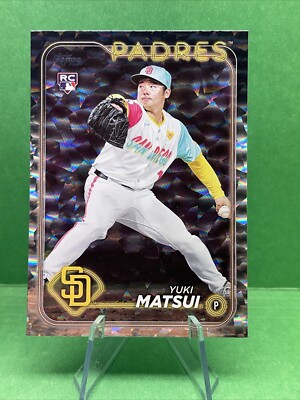 2024 Topps Update Yuki Matsui #US8 RC Rookie Silver Foil San Diego Padres