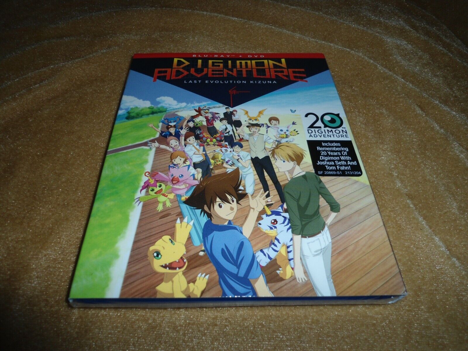 Digimon Adventure: Last Evolution Kizuna Blu-ray + DVD & Slipcover New Free  Ship