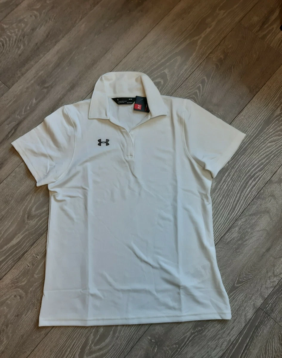 NWT Under Armour Ladies' Corporate Performance Polo 2.0 White Size