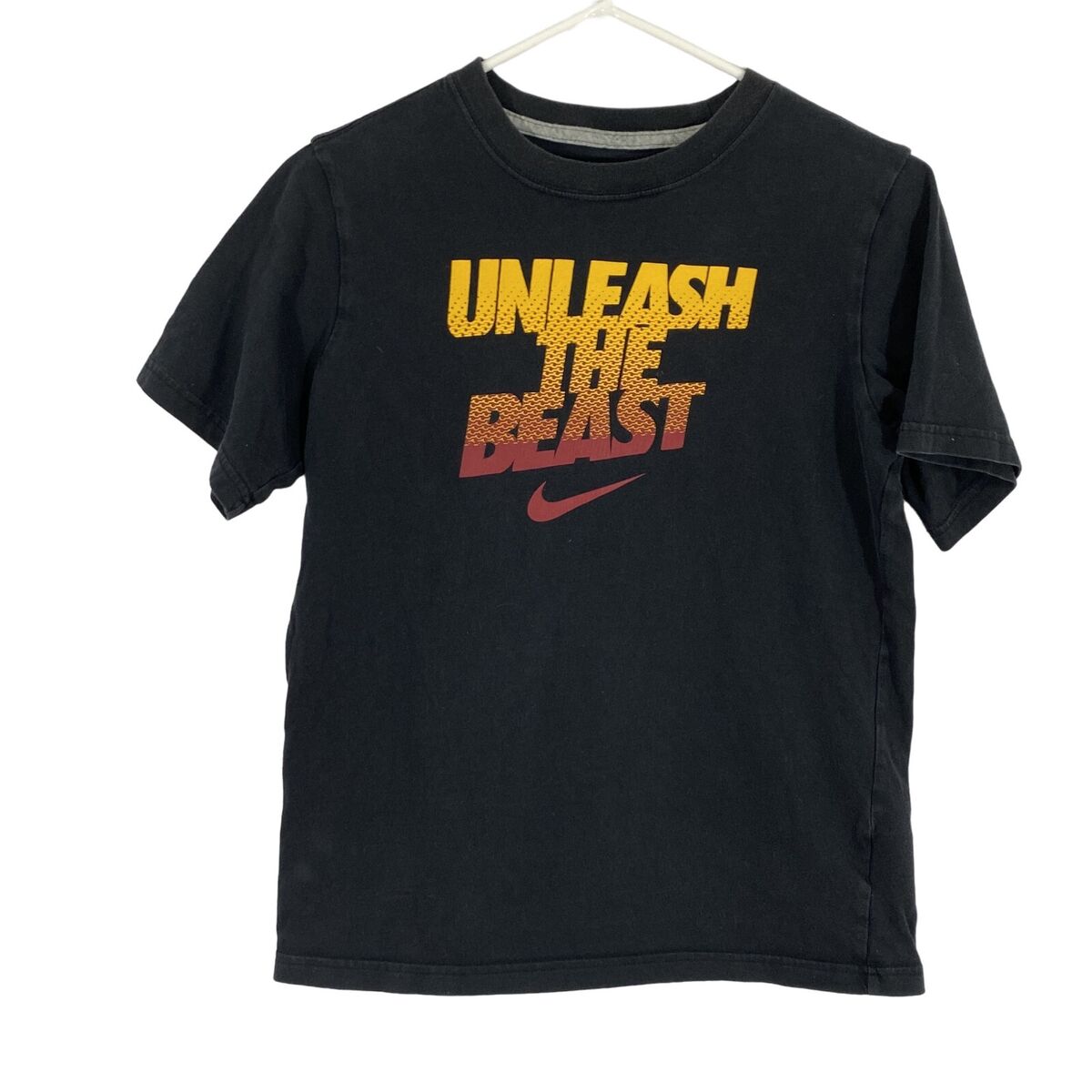 Unleash The Beast Nike Boys Black Crew Neck Graphic Pullover Unleash The Beast Nike Boys Black Crew Neck Graphic Pullover