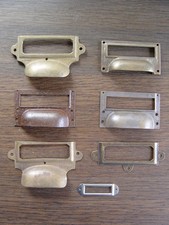 Auswahl an Etikettenschild-Etikettenrahmen-Schubladenetikett-Muschelgriff