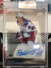 BRENNAN OTHMANN 2024-25 CLEAR CUT HOCKEY RC OUTBURST 23/25 CC-BO N.Y. RANGERS
