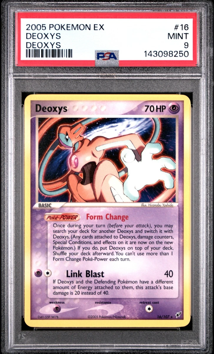 Pokémon TCG Professional Sports Authenticator (PSA) EX Deoxys