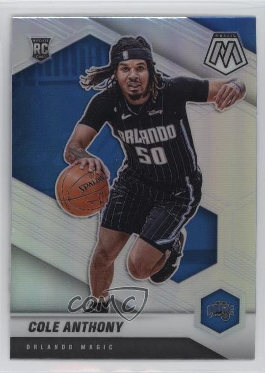 2020-21 Panini Mosaic Rookie Silver Prizm Cole Anthony #207 1n3q