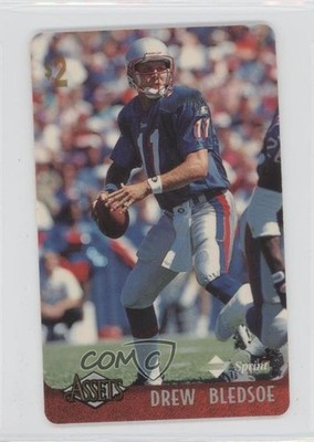 1996 Assets Phone Cards $2 Drew Bledsoe #2 1l2