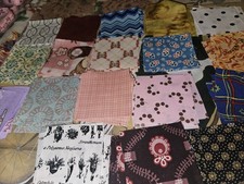 Lot Of 350 Quilt Squares 2.5" Each Mixed Patterns  Colors Cotton Fabrics