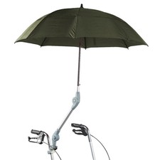 Regenschirm / Sonnenschirm für Rollator aus Microfaser mit Halterung - leicht mo