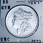 1884 O BU GEM MORGAN SILVER DOLLAR UNC MS+++ U.S. MINT RARE COIN 9973