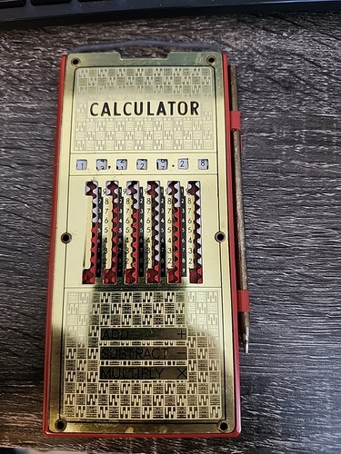 Vintage Japanese Mechanical Calculator “Magic Calculator” 1950s – Good Condition