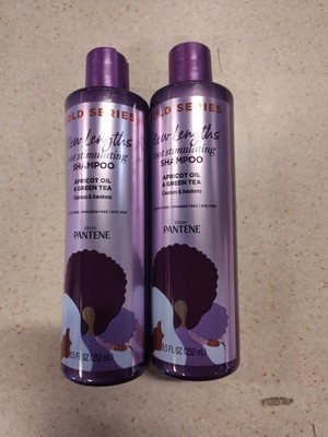 2 Pantene Gold Series New Lengths Root Stimulating Shampoo Lot Of 2