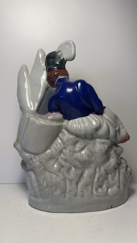 Antique Staffordshire Pottery Sleeping Scotsman Highland Soldier Flat Back - Picture 9 of 11