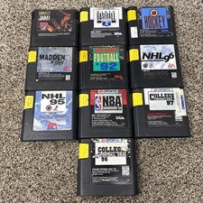 Sega Genesis Sports Game Lot Tested Lot Of 10 Classics