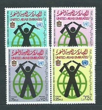 Émirats Arabes - Courrier 1982 Yvert 145/8 ** MNH ONU