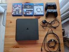 Sony PlayStation 4 - PS4 - Slim 1 TB Console Bundle with controllers and 3 games