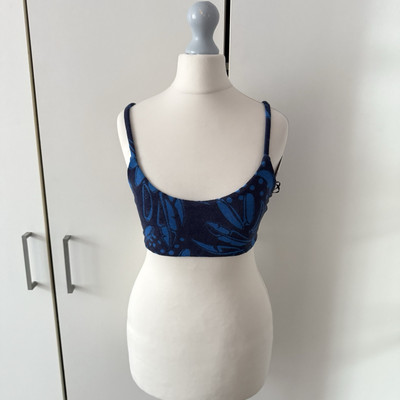 Beach Riot Lou Bralette Bikini Oberteil Schwimmen Retro Mehrfarbig Größe M