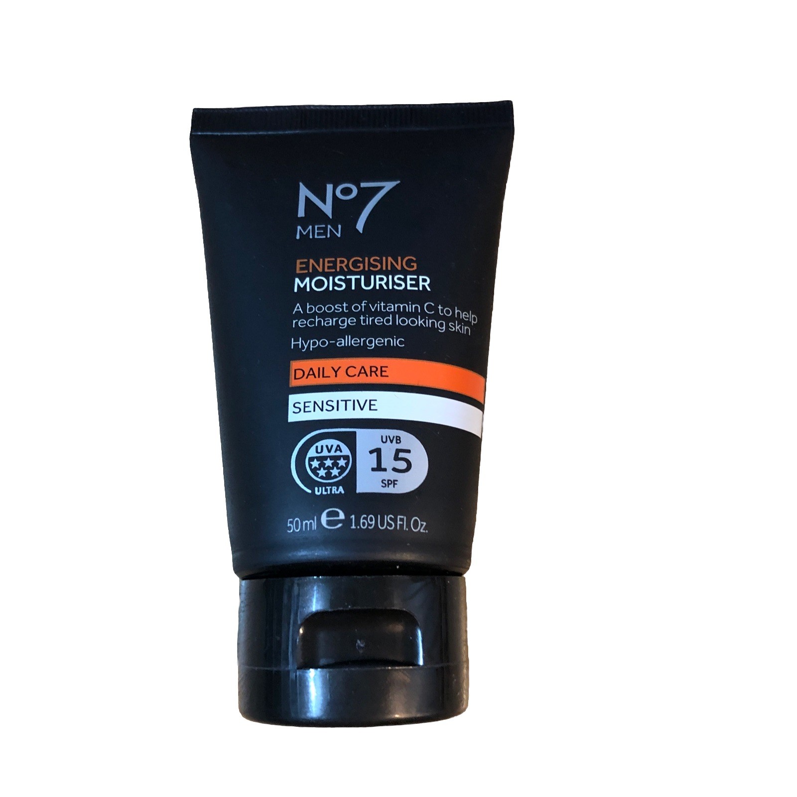 No7 Men Energising  Moisturiser. Daily Care Sensitive - 50ml