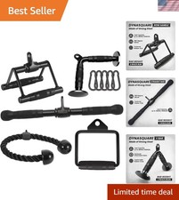 Set of 5 Home Gym Cable Attachments - Heavy D...