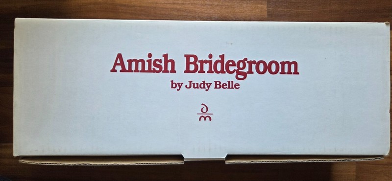NEW Danbury Mint Amish Groom Doll Bridegroom Porcelain Artist by Judy Belle 1993