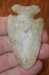 Translucent Burlington Chert Archaic Thebes Parke Co Indiana 2.5/8 x 1.5