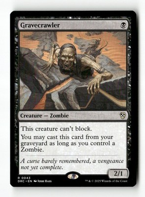 Gravecrawler 43 MTG DRC R NM