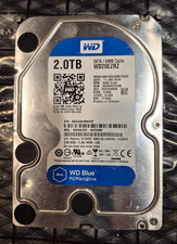 Western Digital Blue (5400 RPM, 3.5", SATA III, 64MB Cache) 2TB WD20EZRZ