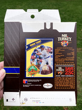 1992 MR. TURKEY Superstar Robin Yount card # 26 Uncut Complete Box