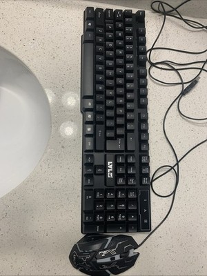 Key Board and Mouse LVL UP LED Gaming Keyboard