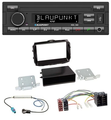 Blaupunkt USB DAB Bluetooth MP3 Autoradio für Alfa Giulietta ab 2013 ISO piano-s - Bild 1 von 4