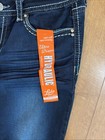 Hydraulic Women Jeans Lola Curb-a-licious Micro Boot Embellished Sz 9/10 Short — photo 5