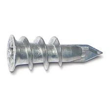 MIDWEST FASTENER 09748 Screw Anchor, 1-1/4" L, Steel, 100 PK