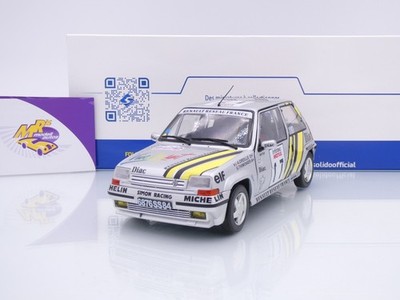 Solido S1810005 # Renault R5 GT #17 Rallye Tour de Corse 1989 '' Oreille '' 1:18